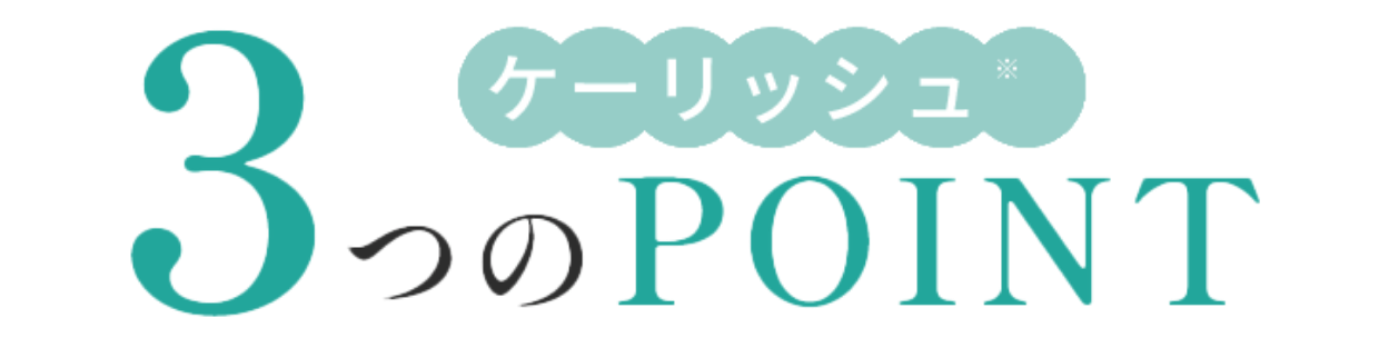 3つのPOINT