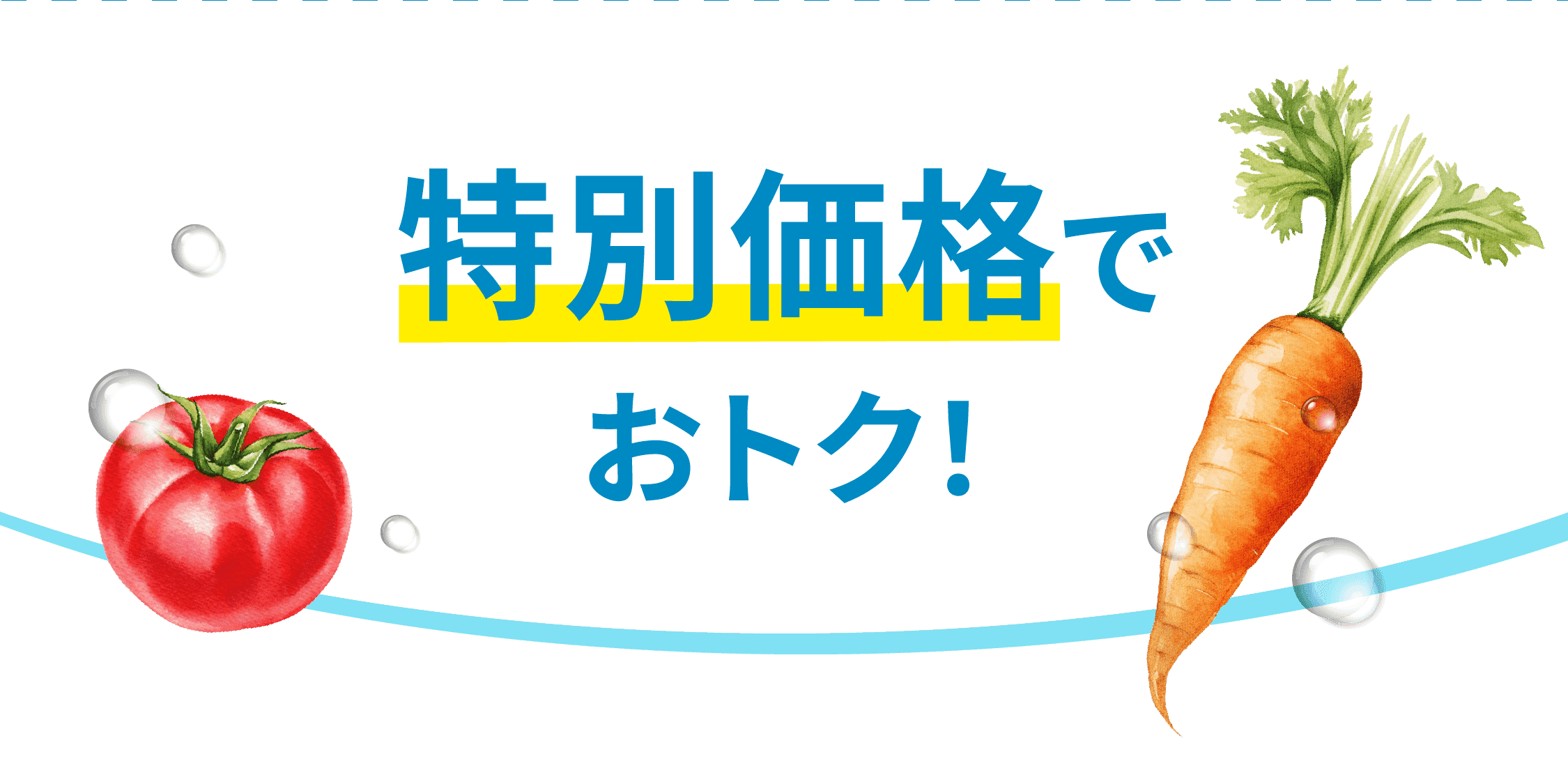 特別価格でおトク！