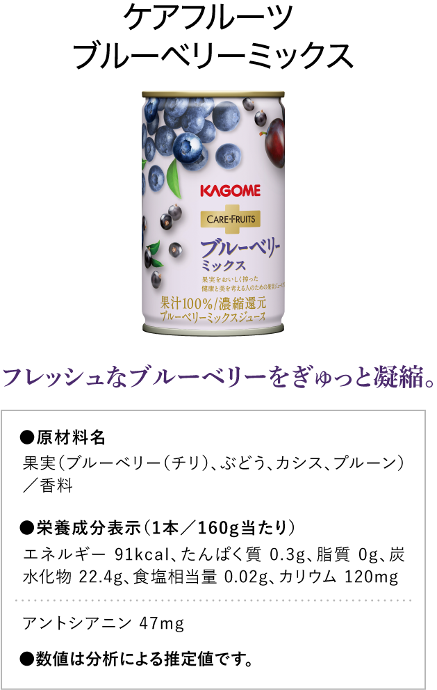 ケアフルーツ ブルーベリーミックス