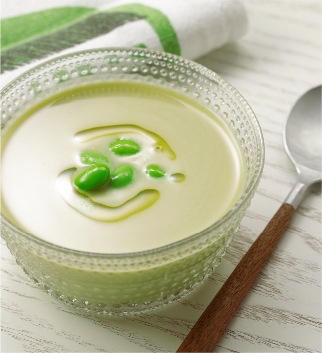 枝豆の冷製ポタージュ