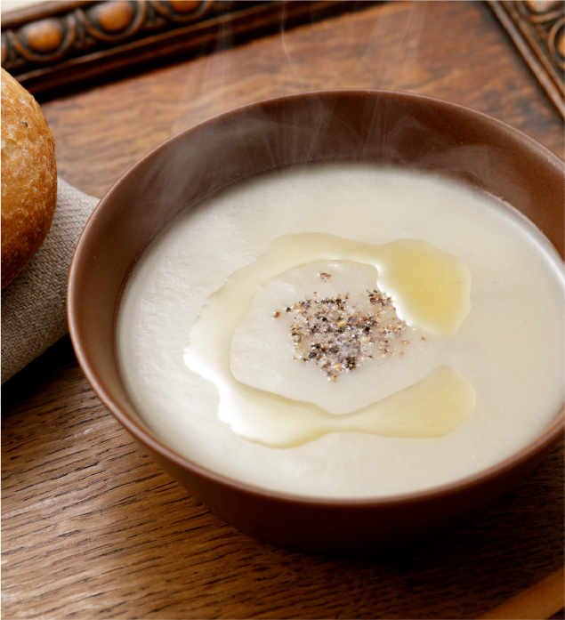 菊芋とごぼうのポタージュ