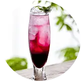 炭酸で割ればブルーベリーソーダに