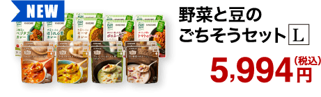 野菜と豆のごちそうセット L