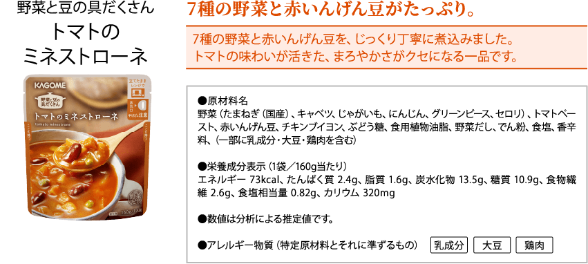 トマトのミネストローネ