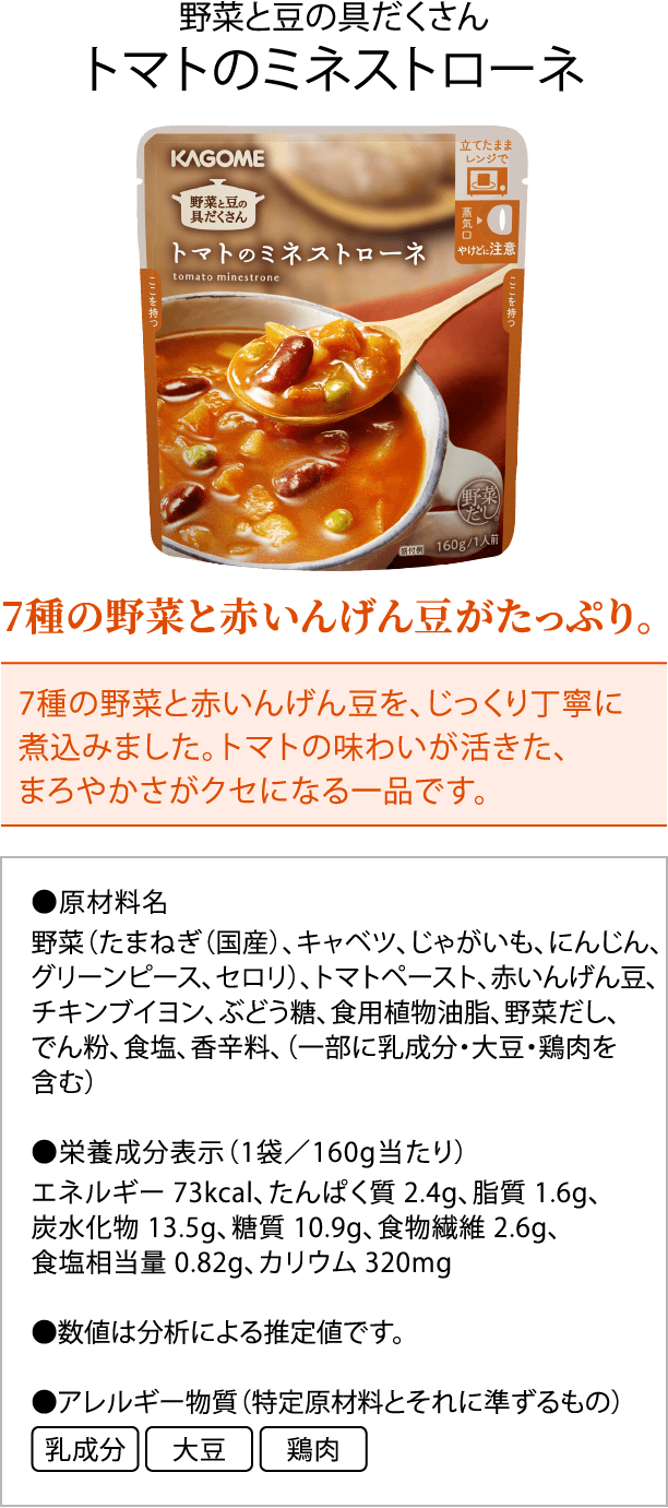 トマトのミネストローネ