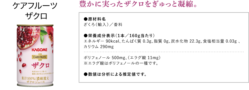 ケアフルーツ ザクロ
